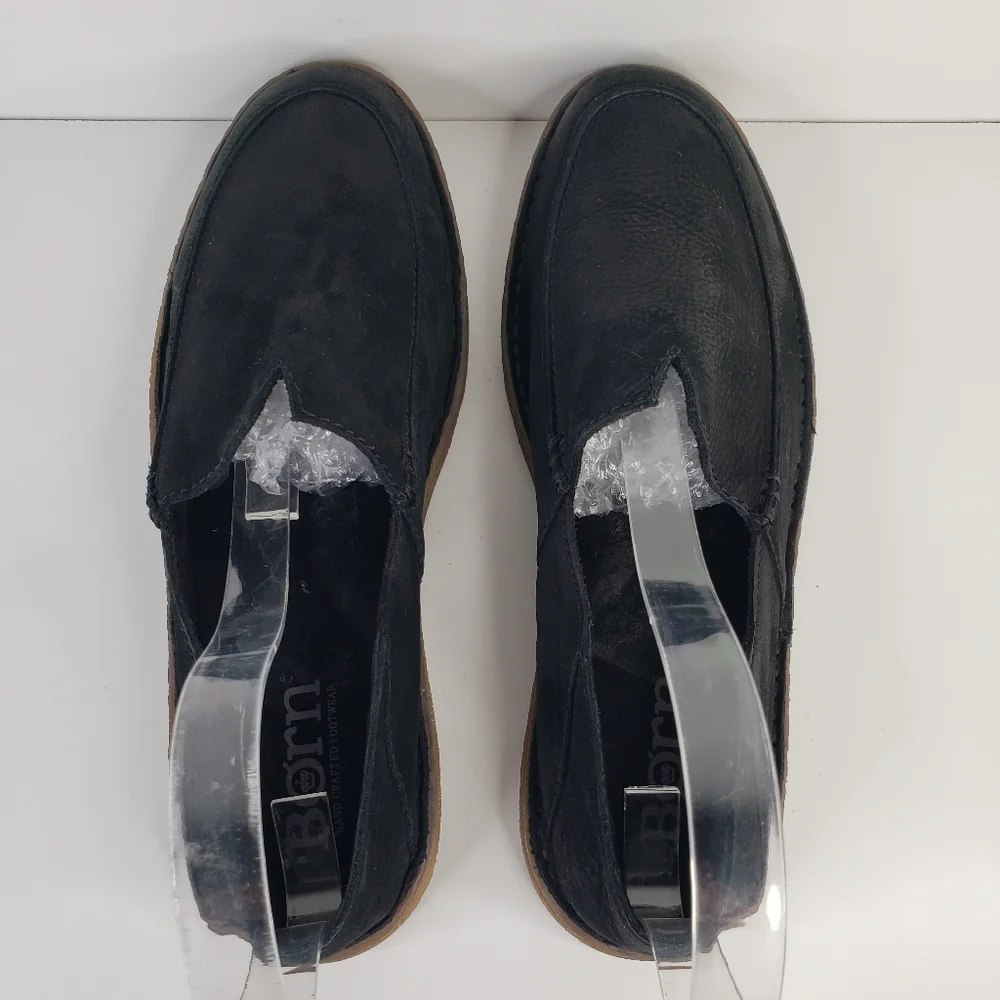 Born Men's Stewie II Distressed Upper Suede Slip On Comfort Loafers Sz 8.5